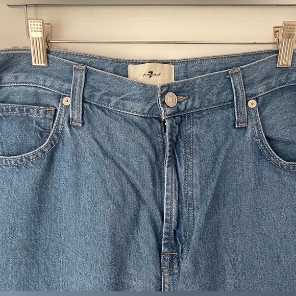 7 for all mankind barrel leg with ties - Picture 4 of 12